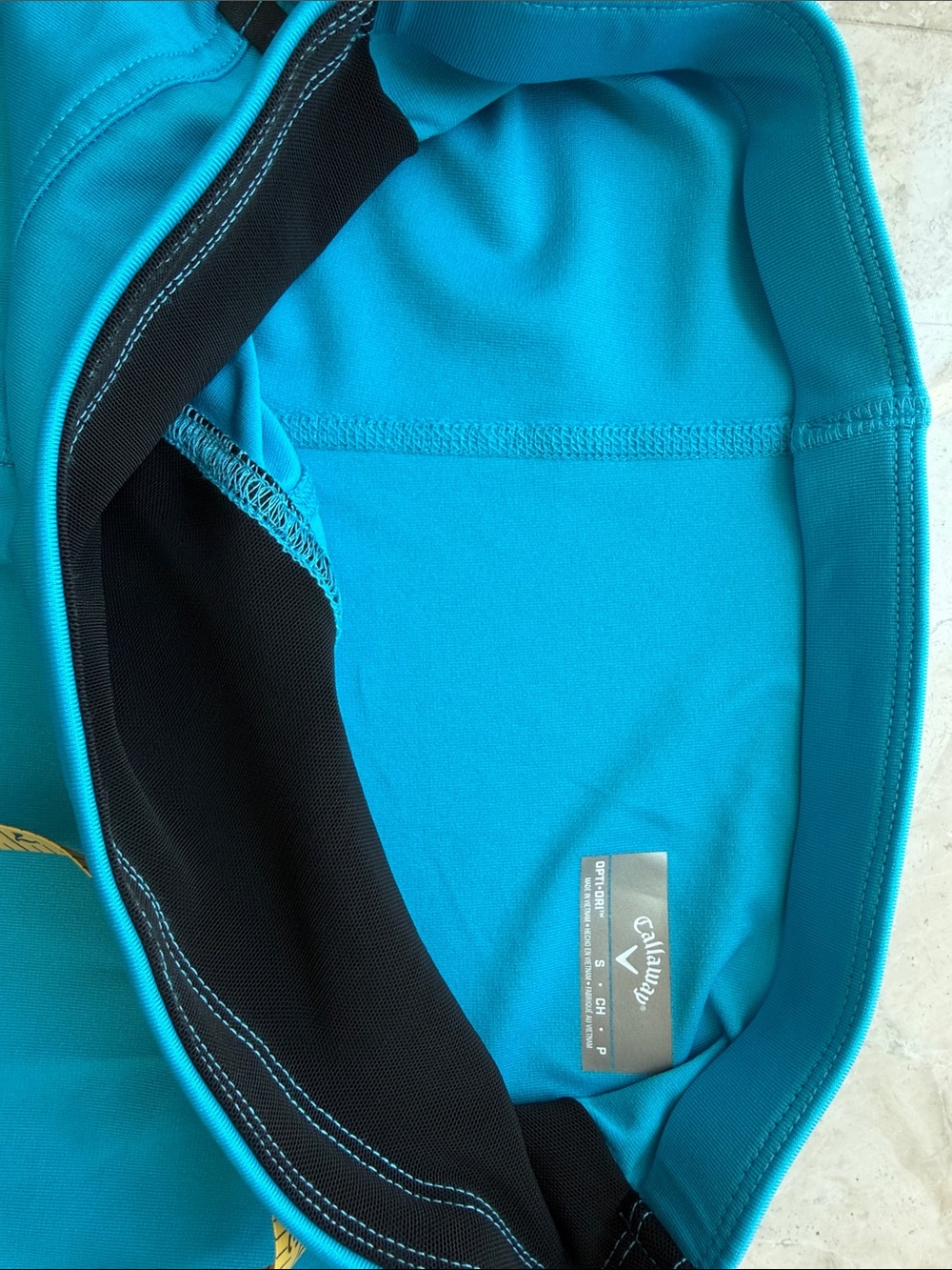 Callaway Turquoise Sleeveless Zip Tennis 🎾,Golf Polo Dress Black Trim size S-P - Picture 10 of 16